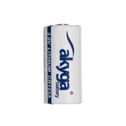 Bateria litowa Akyga CR123 Li-MnO2 3V / 1500mAh do 85°C