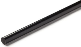 Pręt z plastiku wzmacnianego włóknem szklanym GRP, Ø 50mm x 1m, kolor: Czarny