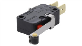 Mikroprzełącznik Snap Action Z Dźwignią (Z Rolką) Spdt Poz 2 D3v-166M-1C5