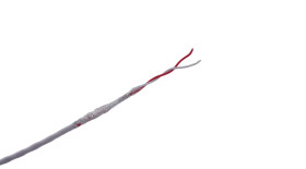 Kabel zasilający 2 Core Perfluoroalkoksy (PFA) Sheath Biały, 600 V