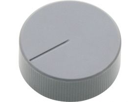 Gałka R-27 radiowa płaska szara