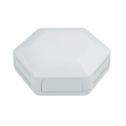 CamdenBoss CBHEX1-42-WH Hex-Box IoT Enclosure 4 Solid Panels and 2 Vented White