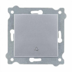 Przycisk dzwonkowy Srebrny 207/10E EXEN