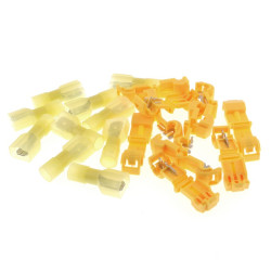 Szybkozłączka przewodu typu T3 2-4mm2 żółta 10szt.