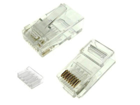 Wtyk modularny RJ-45 8p8c kat.6 typ 2, dwu częściowy /opak = 100szt/