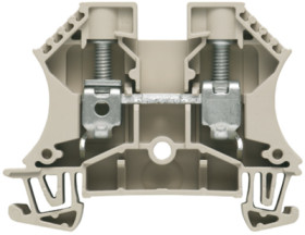 Through terminal block, screw connection, 1.5-16 mm², 2 pole, 57 A, 8 kV, gray, 1020320000