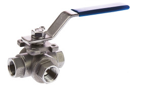 Zawór kulowy korpus ze stali nierdzewnej BSPP 68bar 1/2cal 1000psi RS PRO