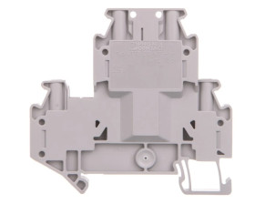 Złączka szynowa rozłączalna 4-przewodowa 2,5mm2 szara UTTB 2,5-TG-P/P 3044644 /50szt./