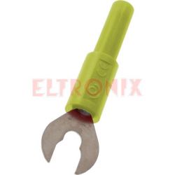 WTYK WIDEŁKOWY-GNIAZDO BANANOWE 4MM ADA3034-GB ŻÓŁTY