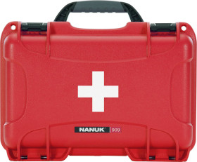 NANUK 909-FSA9 Apteczka pierwszej pomocy (pusta) 291 x 93 x 178 czerwony