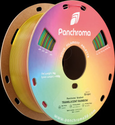 CA09001 Filament, Panchroma PLA, Gradient Translucent Rainbow, 1,75 mm,