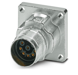 Złącze wielostykowe przemysłowe 8-pinowe M17 Montaż przedni Gniazdo Phoenix Contact