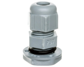 Dławnica kablowa poliamidowa PG7 IP68 jasnoszara 098020