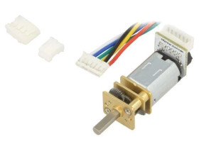 DF-FIT0486 Silnik: DC z enkoderem, z przekładnią 6VDC 170mA Oś: nacięcie D