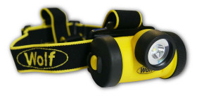 Latarka nagłowna Wolf Safety strefa Strefa 0, strefa 1, strefa 2, strefa 21, strefa 22 130 lm 3 x AA Plastikowe