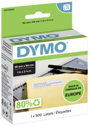Etykiety do drukarek etykiet DYMO S0722520, 54 x 25 mm, Etykieta uniwersalna, biały