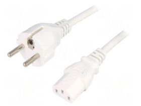 SN310-3/10/1.5WH Kabel: 3x1mm2, CEE 7/7 (E/F) wtyk,IEC C13 żeński, 1,5m, 16A