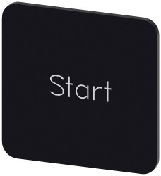 Tabliczka opisowa Siemens 3SU1900-0AF16-0DT0 (S x W) 22 mm x 22 mm START 10 szt.