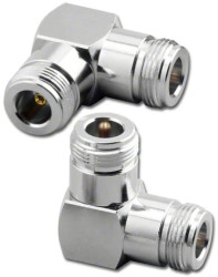 Gniazdo N podwójne kątowe 90stopni łącznik gn.N/gn.N beczka N EN-231