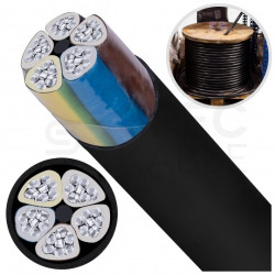 Kabel energetyczny ziemny YAKXS 5x16mm2 czarny 0,6/1kV aluminium XLPE Elektrokabel