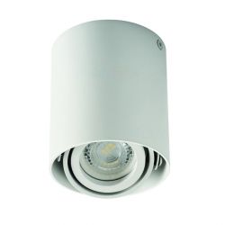 Oprawka sufitowa typu SPOT - ruchoma okrągła biała