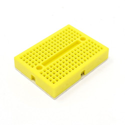 Mini Breadboard - Yellow