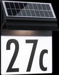 94694 Outdoor solar house number Neda, 3000 K IP44, 14 lm