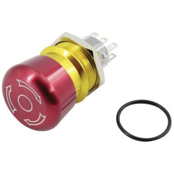 TruComponents 783061 Kill Switch, 2 CO, Non-Illuminated, IP65, 250V, 5A