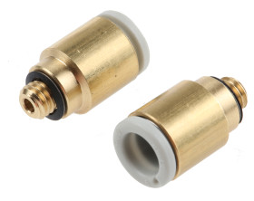 Złączka pneumatyczna M5 męskie Wciskane 6 mm SMC Adapter gwintowany prosty M5 x 0,8 męskie