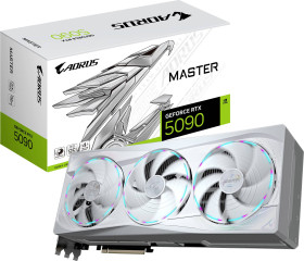 Gigabyte Karta graficzna Nvidia GeForce AORUS GeForce RTX 5090 MASTER ICE 32G Grafikkarte - 32 GB 32 GB GDDR7 RAM