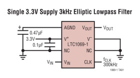 Low Power, 8th Order Progressive Elliptic, Lowpass Filter
