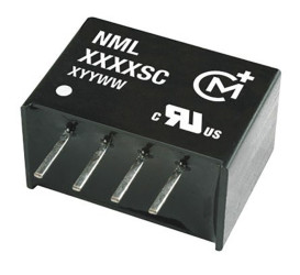 Przetwornica DC-DC, 2W, Uwe 4,5 → 5,5 V DC, Uwy 9V dc, Iwy 222mA, Murata Power Solutions