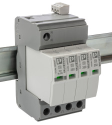Ochronnik przepięciowy 3-fazowy, 50kA, 1.9kV, montaż Szyna DIN, -40 → +80 °C., Phoenix Contact