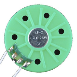 Kitronik Thin Speaker 0.25w 8ohm 40mm