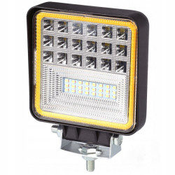 Lampa LED robocza car 10-30V 126W kwadratowa / 12244