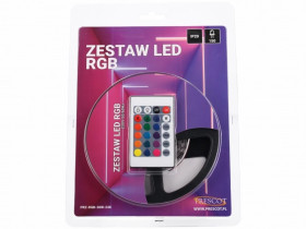 Zestaw led RGB 36W 150led 24key IP20 blister