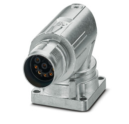Złącze wielostykowe przemysłowe 8-pinowe M17 Montaż przedni Gniazdo Phoenix Contact