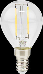 LBFE14G451 LED filament lamp E14, 2 W, 250 lm, 2700 K
