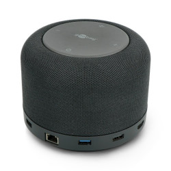 Stacja dokująca Goobay USB C 12w1 z bezprzewodowym szybkim ładowaniem i głośnikiem - 100W