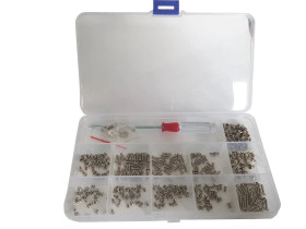 Śruby stożkowe M2, M2.5, M3. Zestaw 360-częściowy