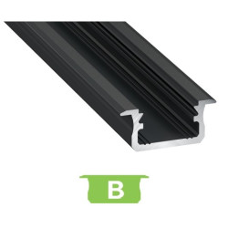 Profil LUMINES typ B czarny anod. 2m p/t 770864