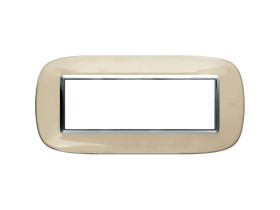 AXOLUTE Ramka 1 pojedyncza owalna 6 modułowa kość słoniowa HB4806DA LEGRAND