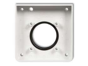 DECO Puszka montażowa 1 pojedyncza do gniazda ssącego odkurzacza centralnego DECOvac biały DPV-1 KARLIK