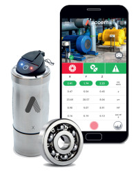 Miernik drgań Przyspieszenie, przemieszczenie, prędkość -20 °C do +60 °C. osie: 3 20 kHz