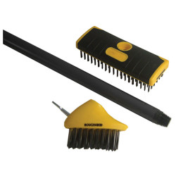 Roughneck 52-090 Patio &amp; Decking Brush Set 3 Piece
