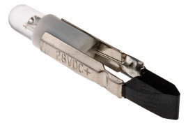 Lampka kontrolna Biały 28V Wysuwana do telefonów LED średnica 5.5mm długość 29.5mm