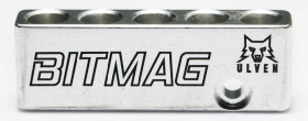 Uchwyt metalowy magnetyczny magazynek na bity aluminiowy BITMAG