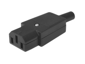 Wtyk żeński kablowy IEC-60320 C13
