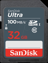 SDSDUNR-032G-GN3IN SDHC memory card 32GB, SanDisk Ultra