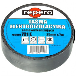 Taśma izolacyjna samowulkanizacyjna 25mm x 7m Repero 721E czarna